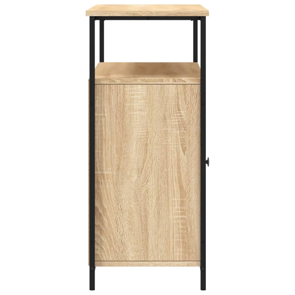 Buffet chêne sonoma 100x35x80 cm bois d'ingénierie - XIOS
