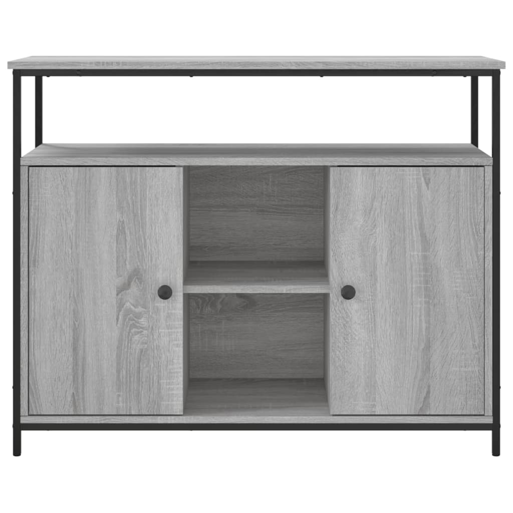 Buffet sonoma gris 100x35x80 cm bois d'ingénierie - XIOS