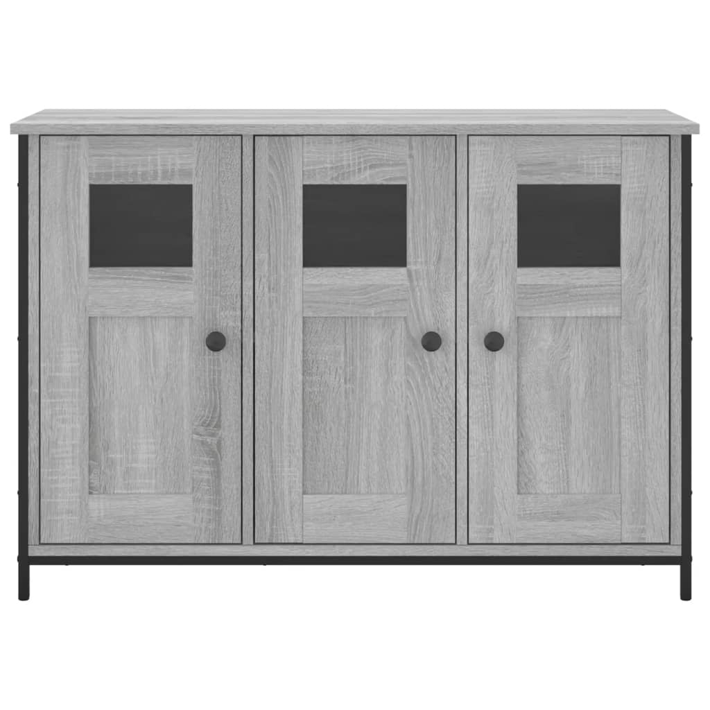 Buffet sonoma gris 100x35x70 cm bois d'ingénierie - XIOS