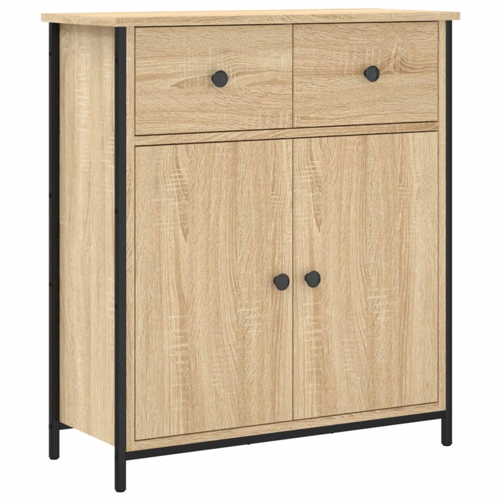 Buffet chêne sonoma 70x30x80 cm bois d'ingénierie - XIOS