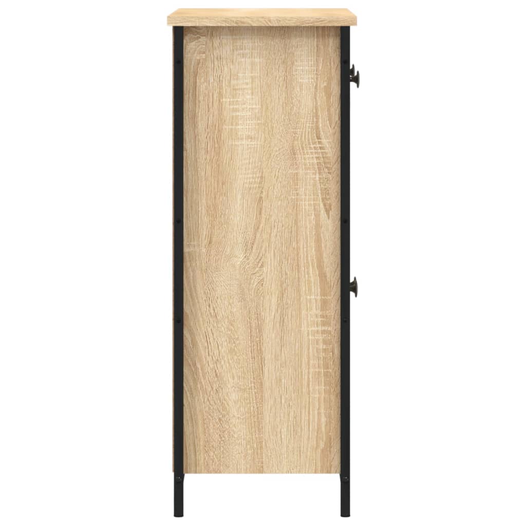 Buffet chêne sonoma 70x30x80 cm bois d'ingénierie - XIOS