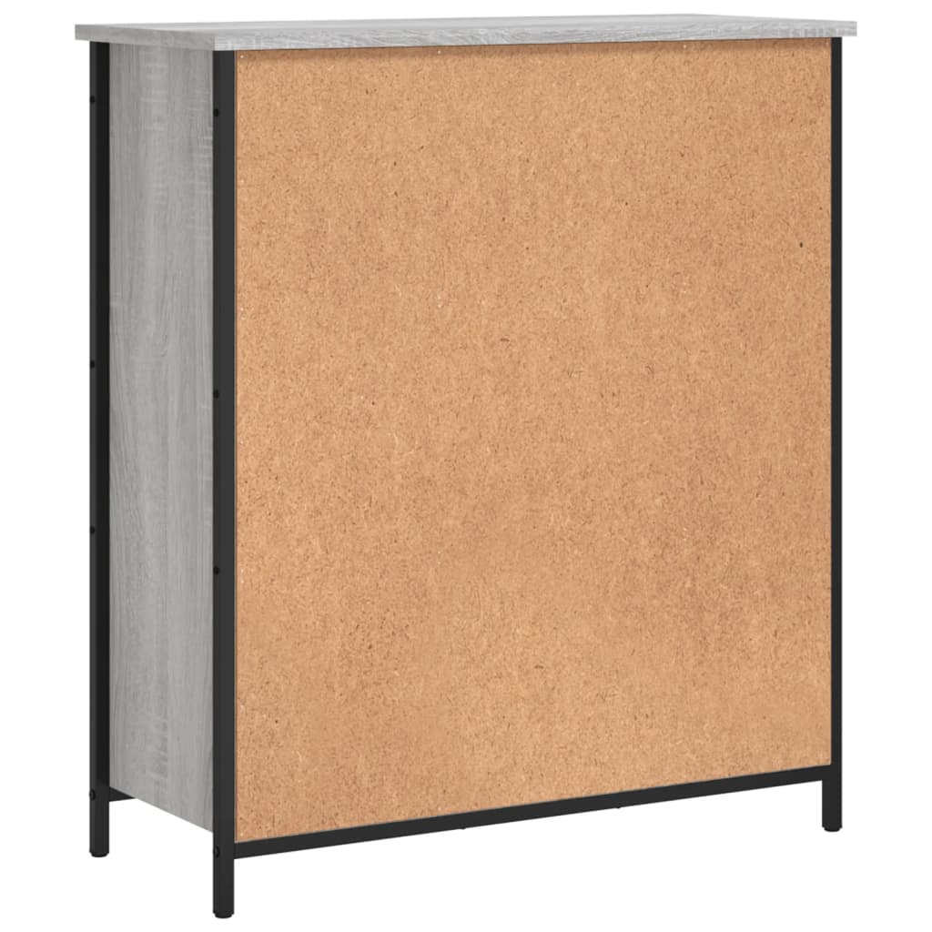 Buffet sonoma gris 70x30x80 cm bois d'ingénierie - XIOS