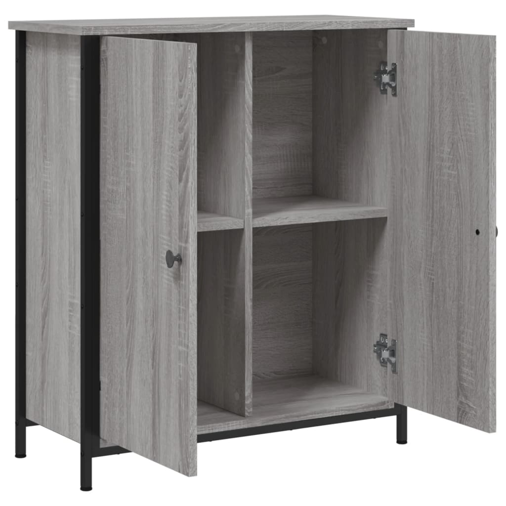 Buffet sonoma gris 70x30x80 cm bois d'ingénierie - XIOS
