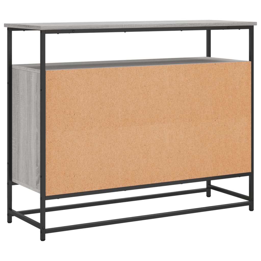 Buffet sonoma gris 100x35x80 cm bois d'ingénierie - XIOS