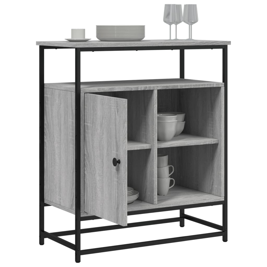 Buffet sonoma gris 69x35x80 cm bois d'ingénierie - XIOS