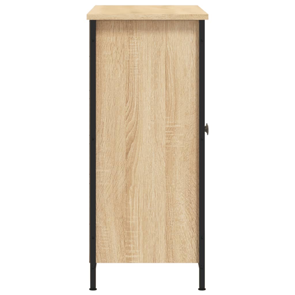 Buffet chêne sonoma 100x33x75 cm bois d'ingénierie - XIOS