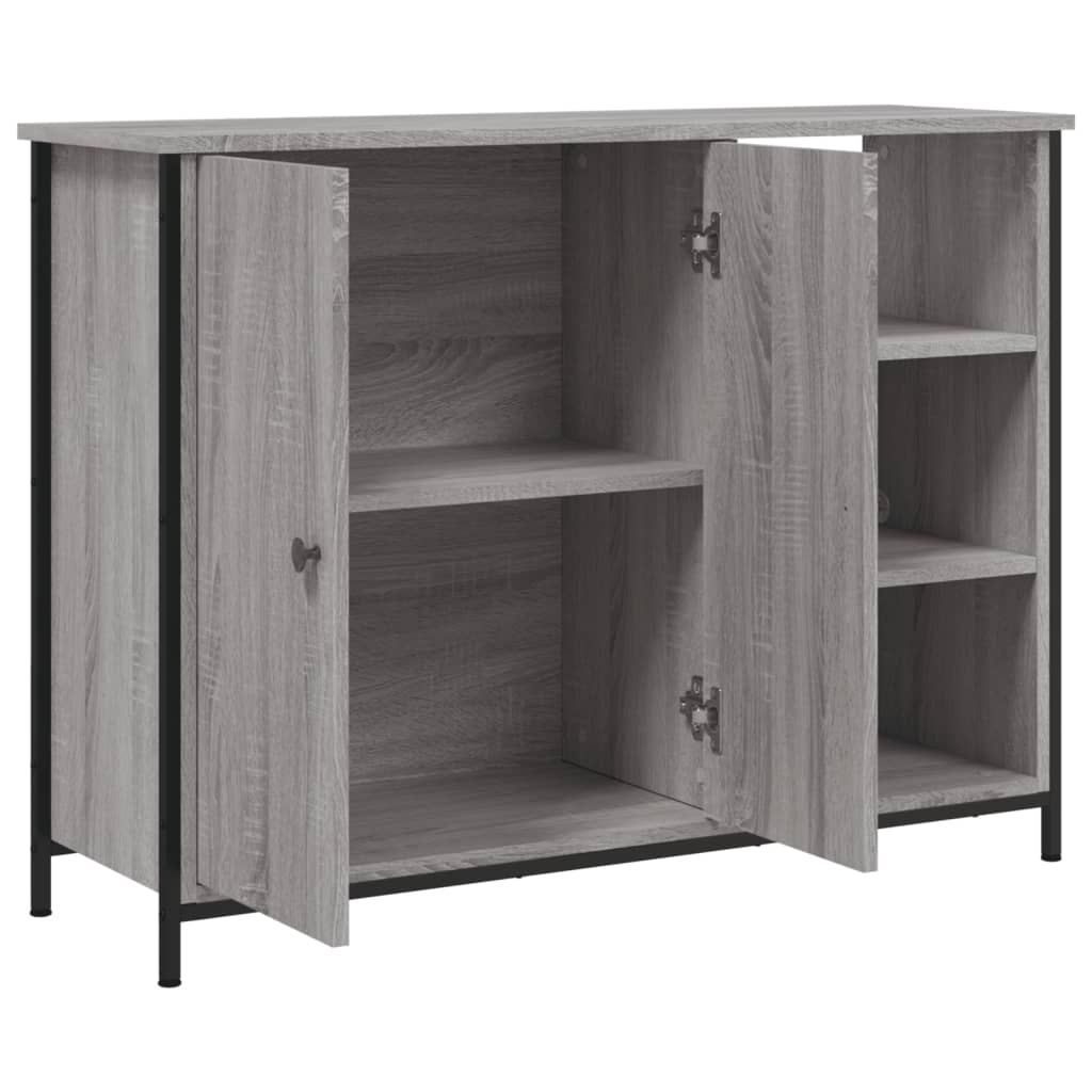 Buffet sonoma gris 100x33x75 cm bois d'ingénierie - XIOS