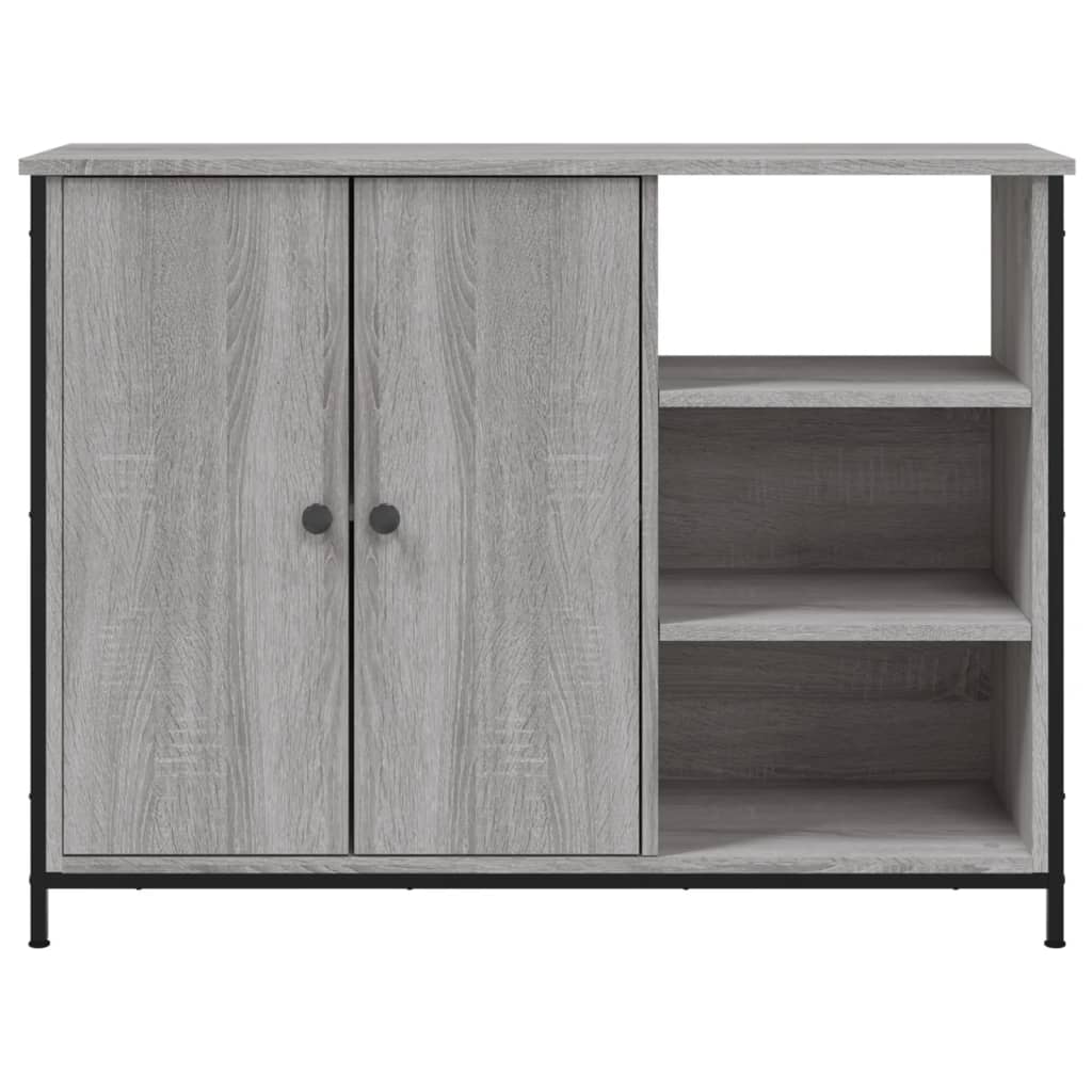 Buffet sonoma gris 100x33x75 cm bois d'ingénierie - XIOS