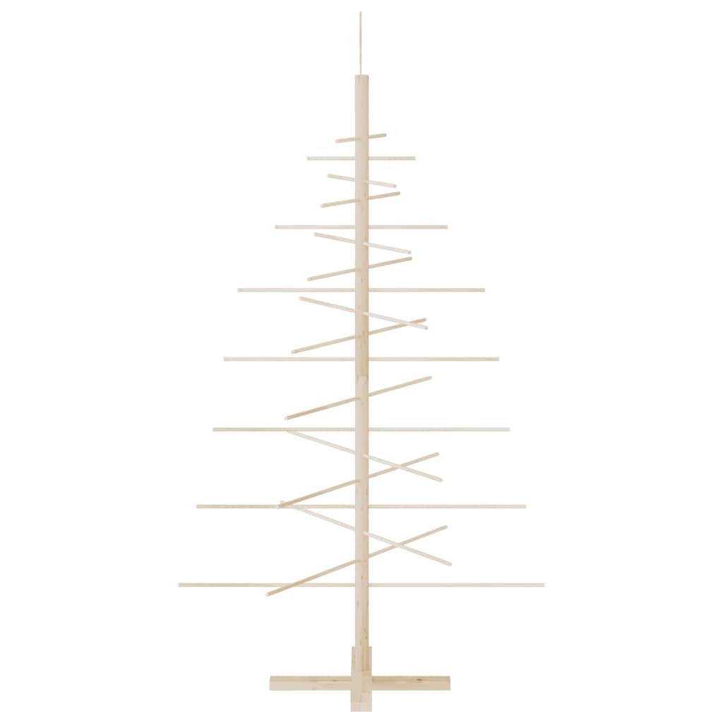 Arbre de Noël en bois pour décoration 150 cm bois massif de pin - XIOS