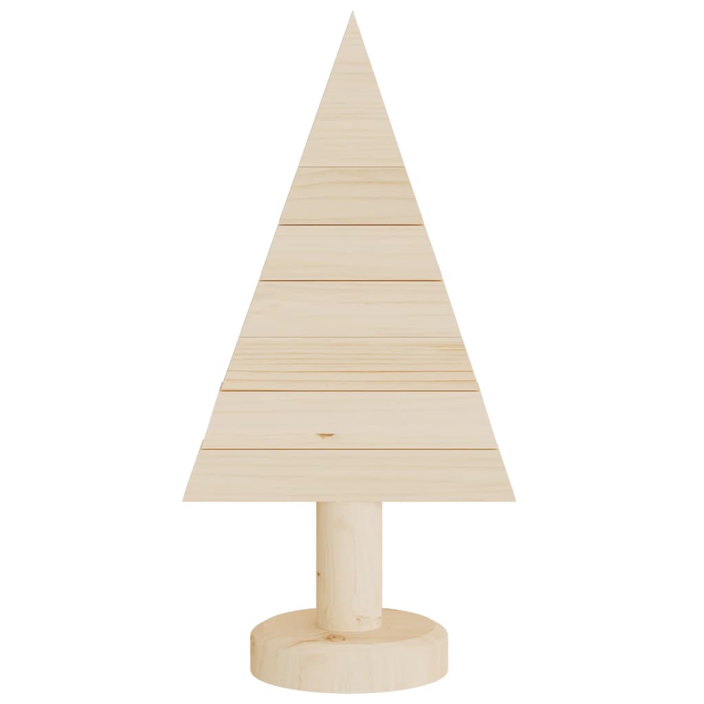 Arbres de Noël en bois pour décoration 2 pcs 30 cm pin massif - XIOS