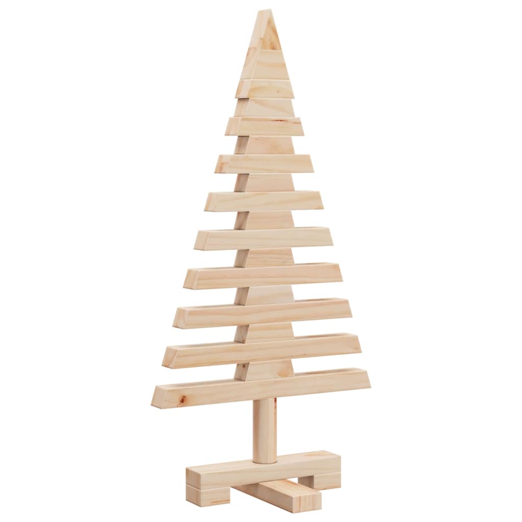 Arbre de Noël en bois pour décoration 60 cm bois massif de pin - XIOS