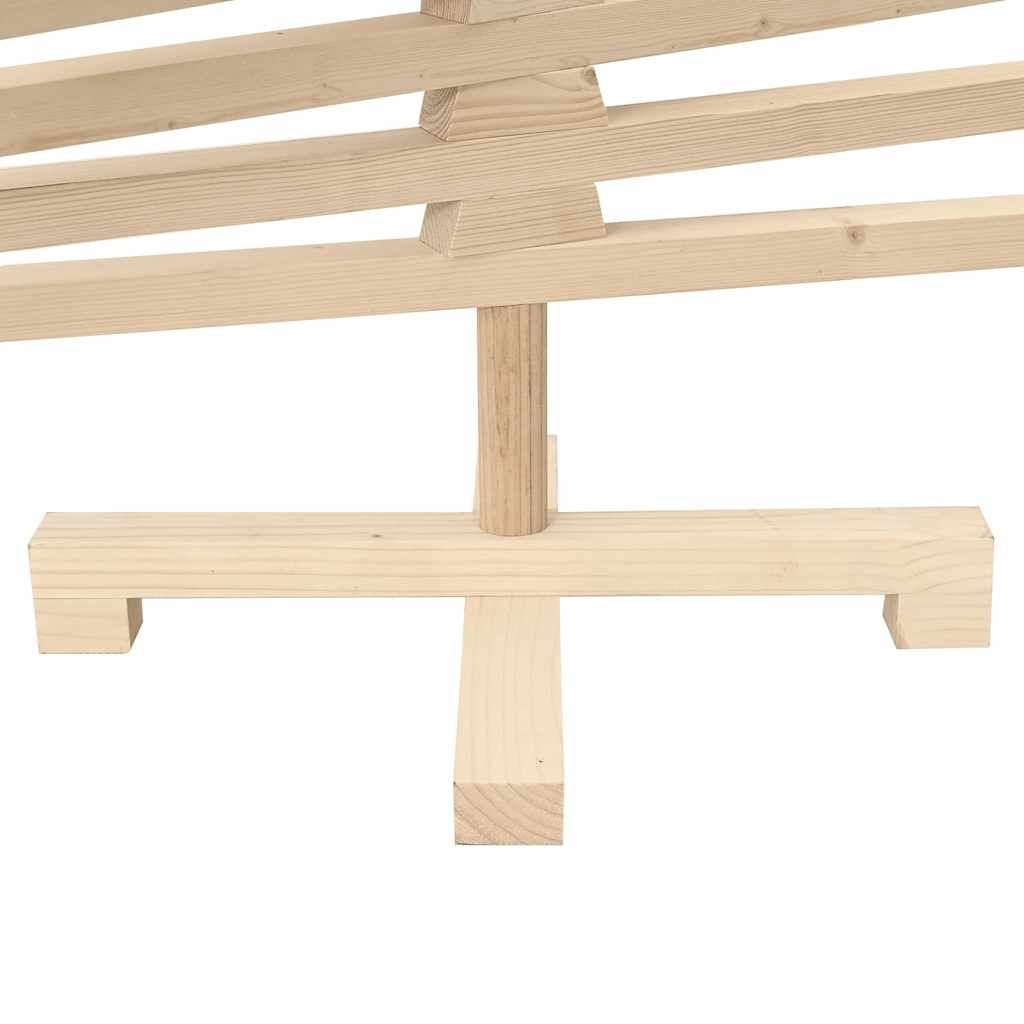 Arbre de Noël en bois pour décoration 120 cm bois massif de pin - XIOS