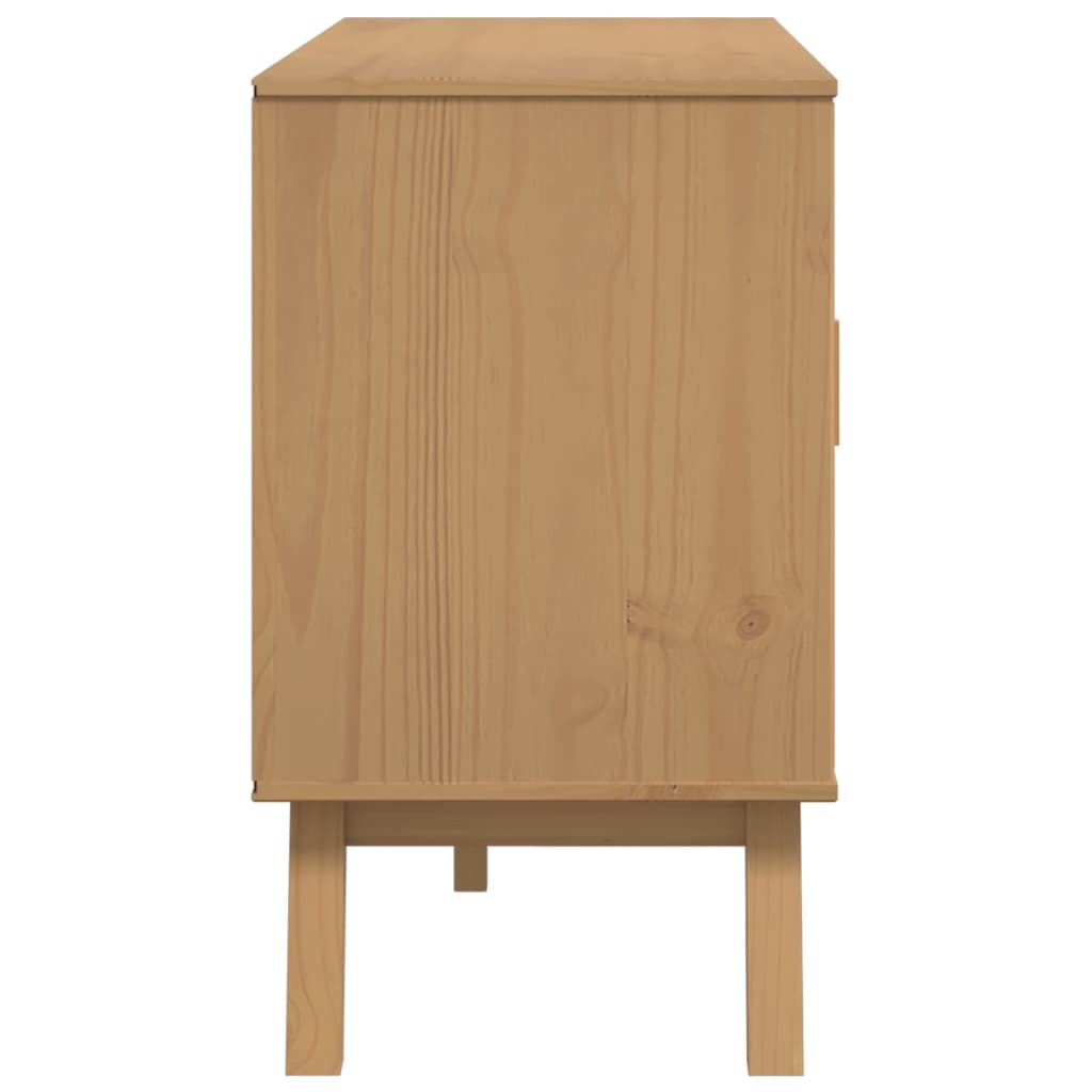 Buffet OLDEN marron 114x43x73,5 cm bois massif de pin - XIOS