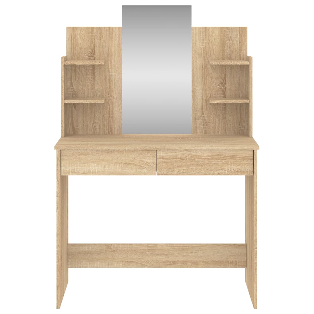 Coiffeuse avec miroir chêne sonoma 96x39x142 cm - XIOS