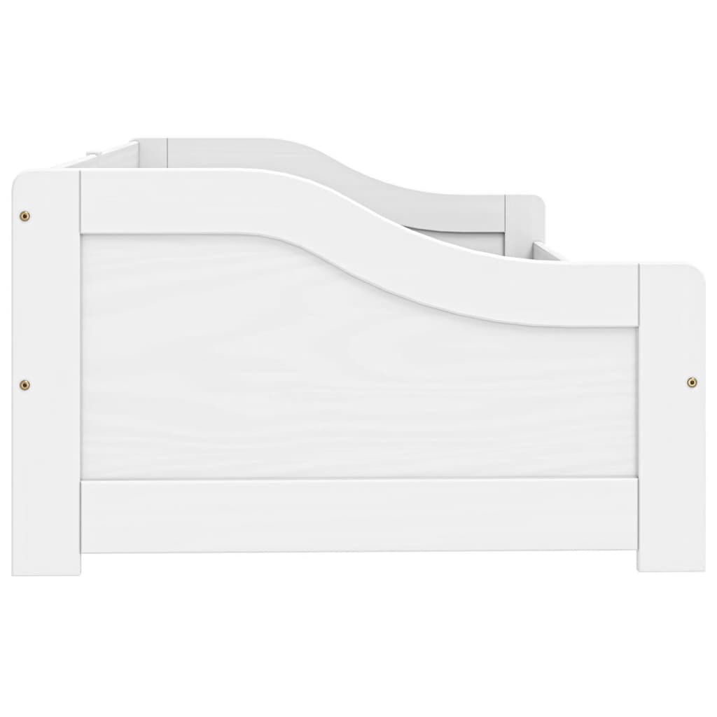Lit de jour avec 2 tiroirs sans matelas IRUN blanc 90x200 cm - XIOS
