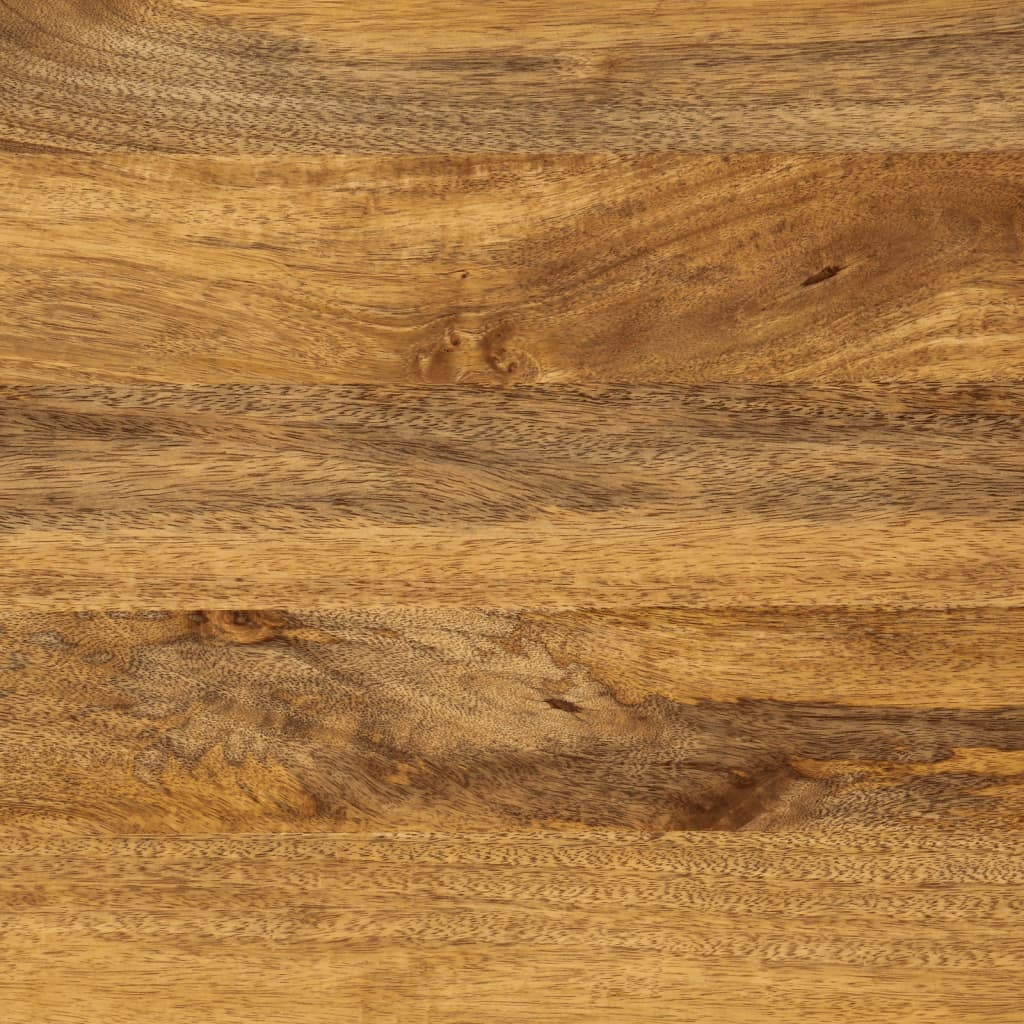 Table basse 110x50x40 cm bois massif de manguier et fer - XIOS