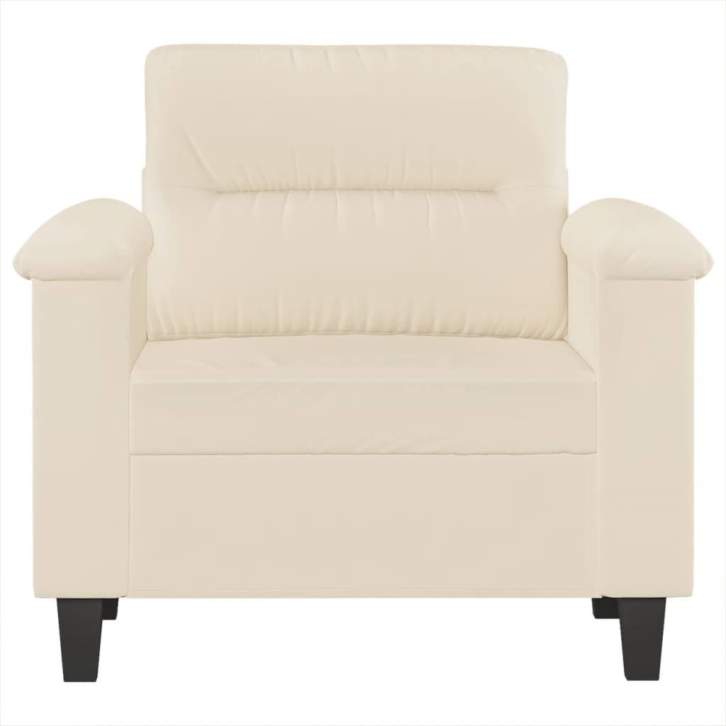 Chaise de canapé beige 60 cm tissu microfibre - XIOS