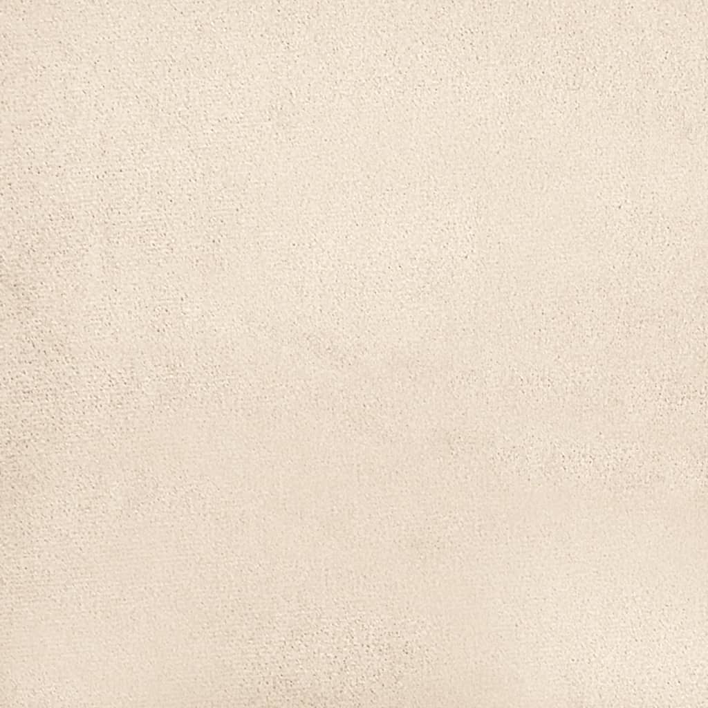 Canapé à 2 places Beige 140 cm Tissu microfibre - XIOS