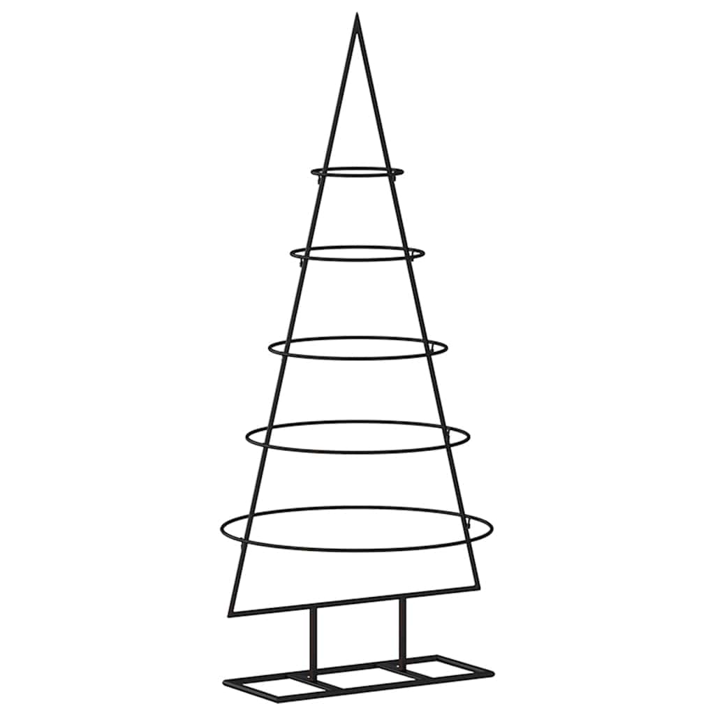 Arbre de Noël en métal pour décoration noir 90 cm - XIOS