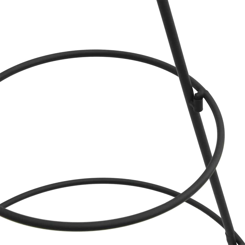 Arbre de Noël en métal pour décoration noir 90 cm - XIOS