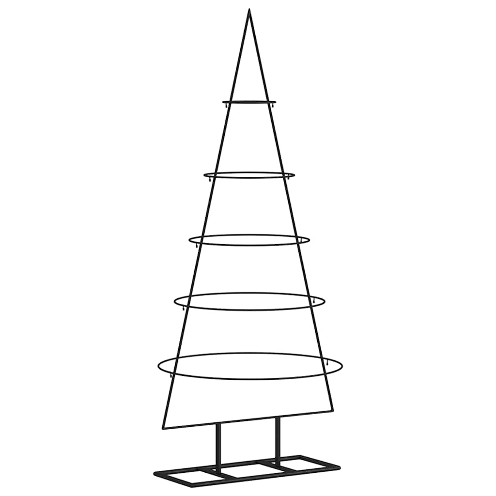 Arbre de Noël en métal pour décoration noir 125 cm - XIOS