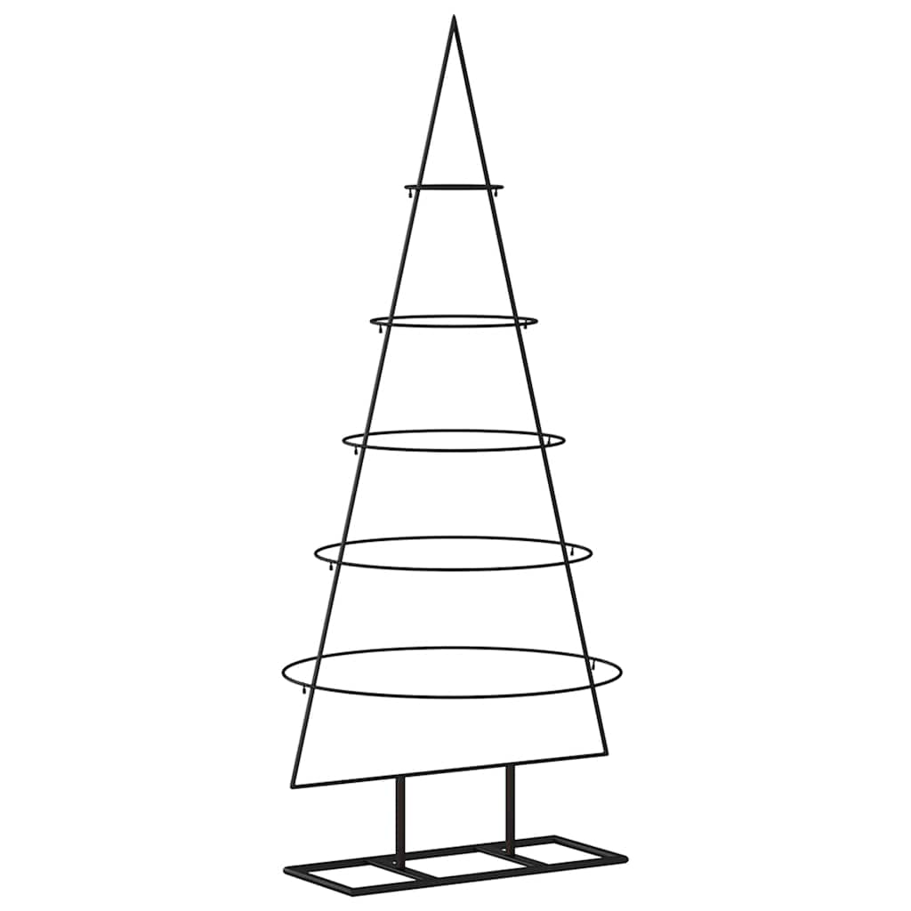 Arbre de Noël en métal pour décoration noir 125 cm - XIOS