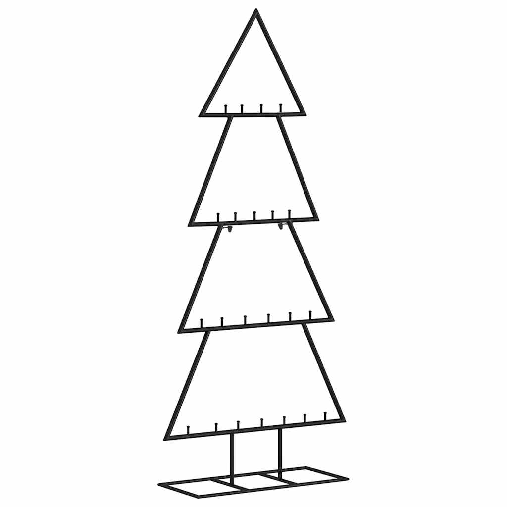 Arbre de Noël en métal pour décoration noir 125 cm - XIOS