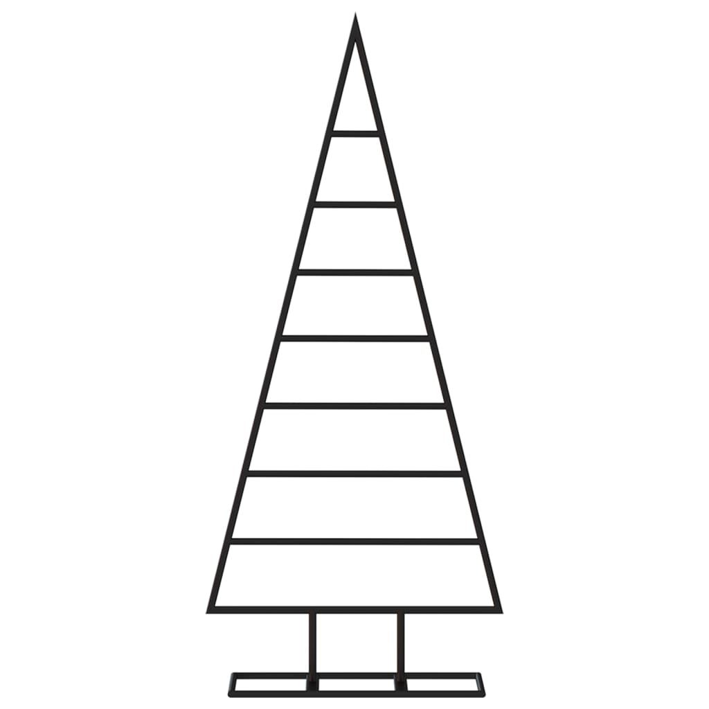 Arbre de Noël en métal pour décoration noir 125 cm - XIOS