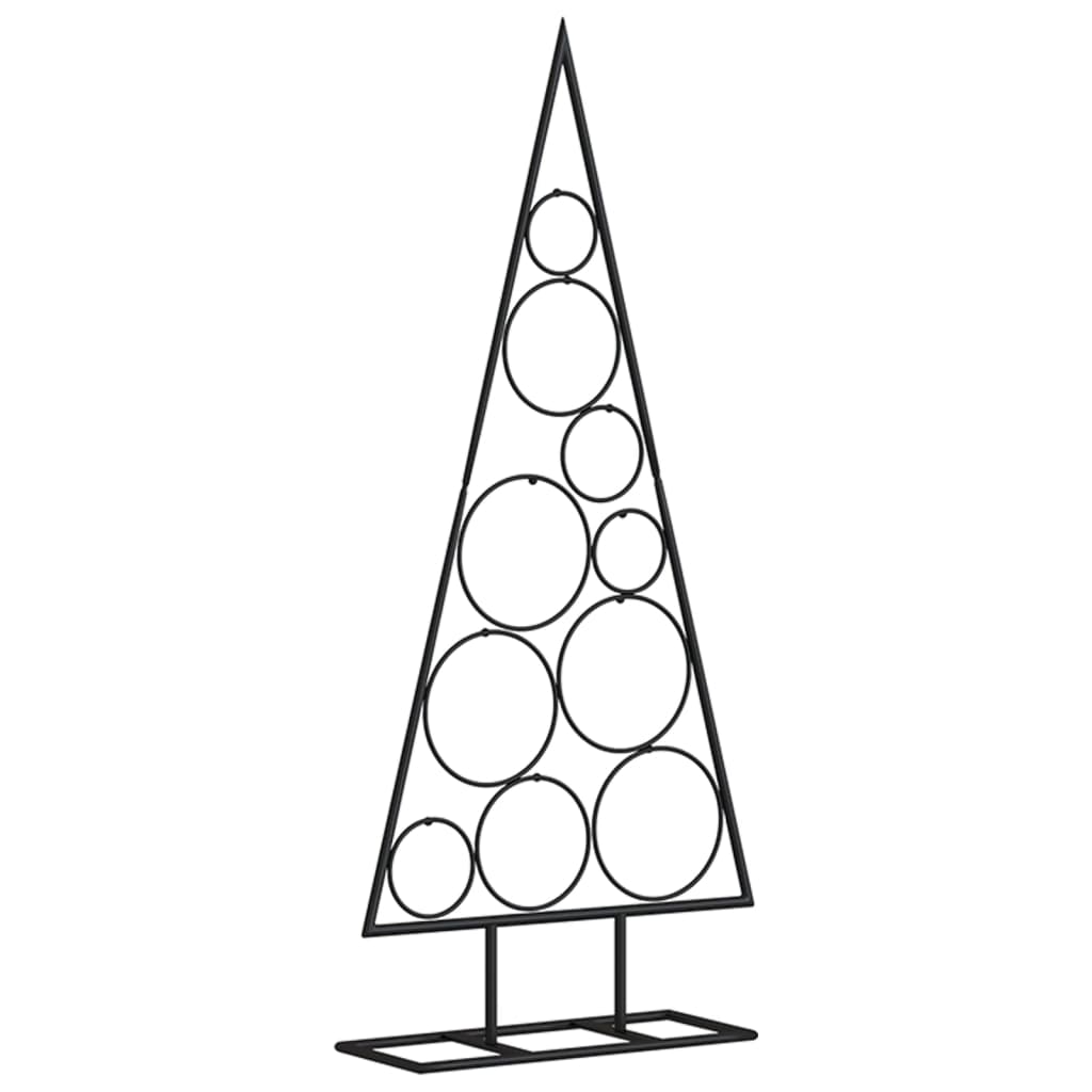 Arbre de Noël en métal pour décoration noir 90 cm - XIOS