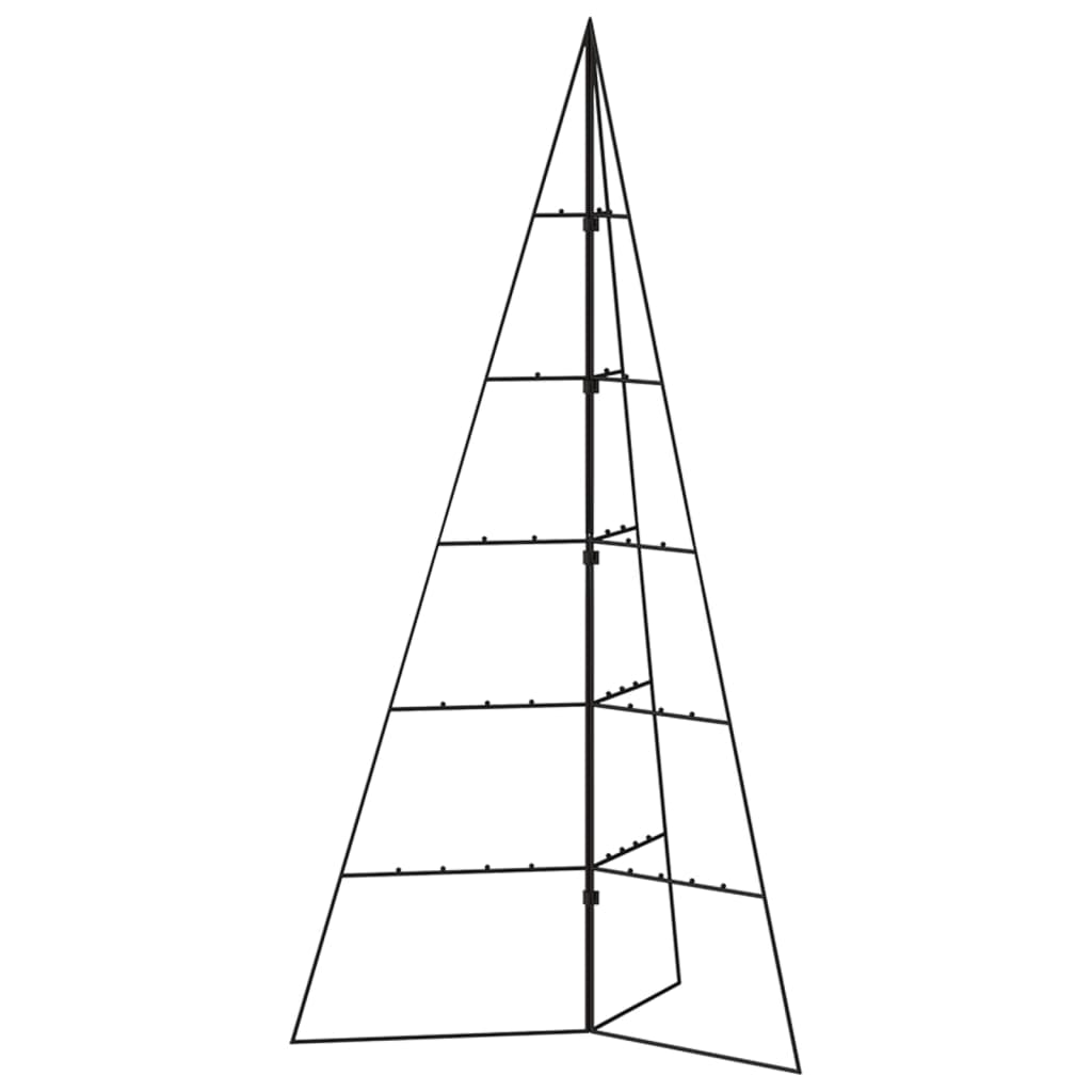 Arbre de Noël en métal pour décoration noir 100 cm - XIOS
