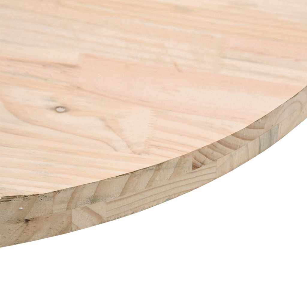 Dessus de table rond Ø40x3 cm bois de pin massif - XIOS