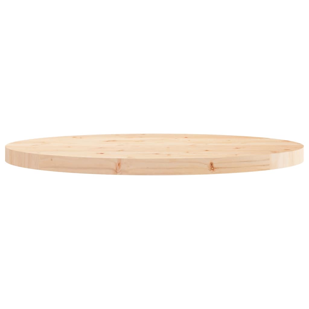 Dessus de table rond Ø70x3 cm bois de pin massif Plateaux de table vidaXL