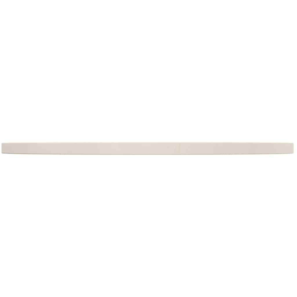 Dessus de table rond blanc Ø70x3 cm bois de pin massif - XIOS