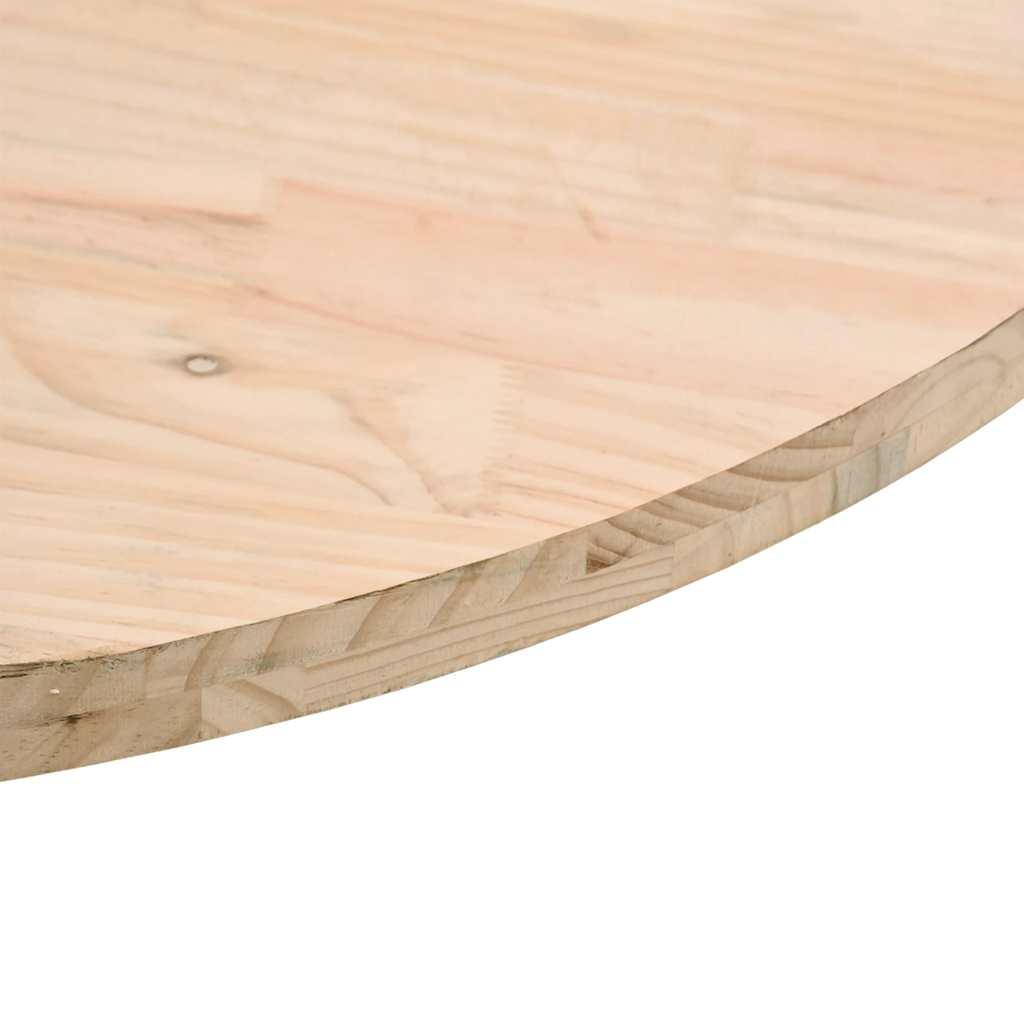 Dessus de table rond Ø80x3 cm bois de pin massif - XIOS