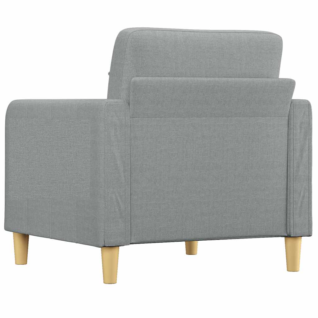 Fauteuil Gris clair 60 cm Tissu - XIOS