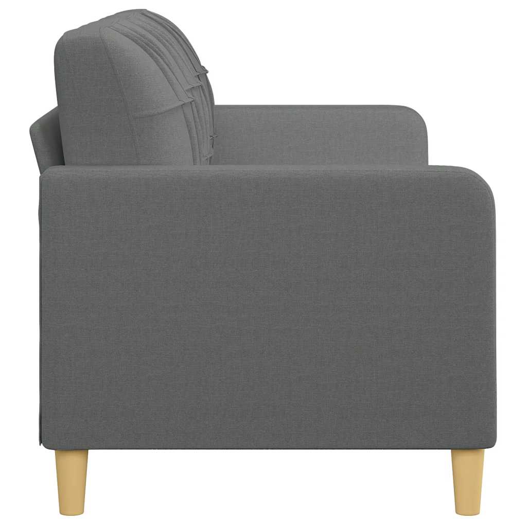 Canapé à 3 places Gris foncé 180 cm Tissu - XIOS