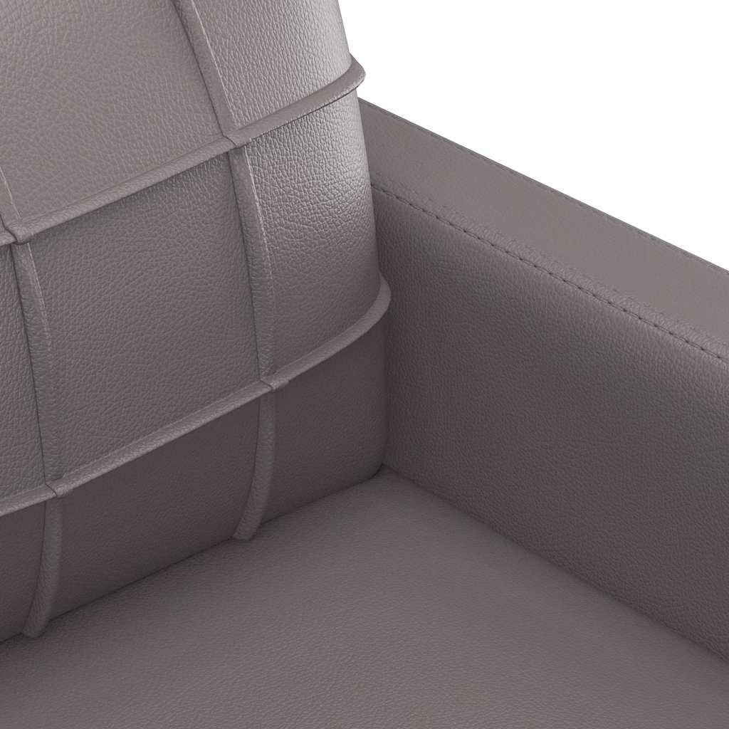 Fauteuil Gris 60 cm Similicuir - XIOS
