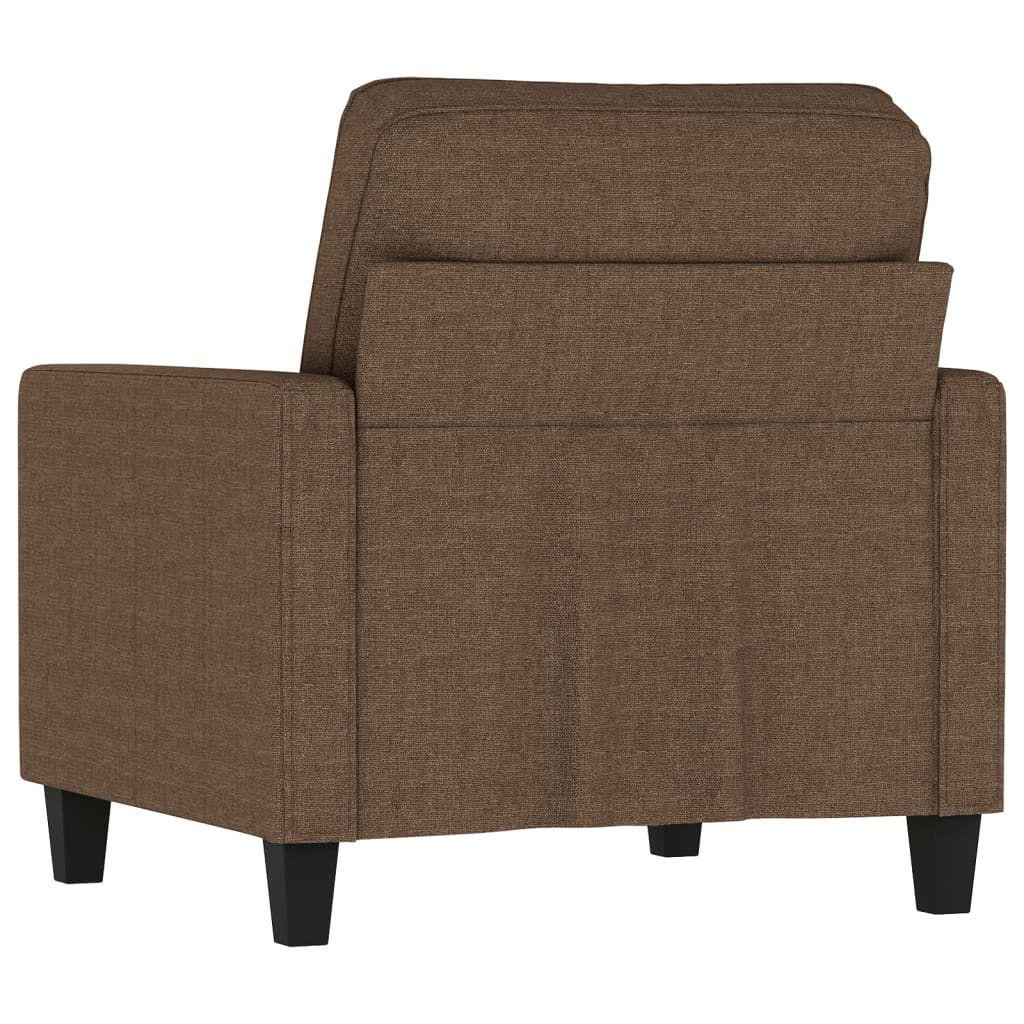 Fauteuil Marron 60 cm Tissu - XIOS
