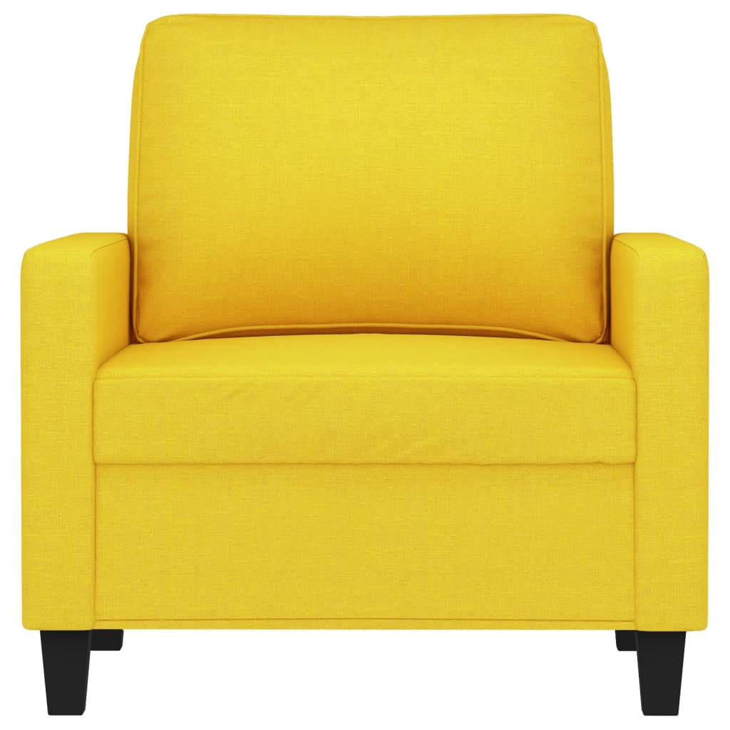 Fauteuil Jaune clair 60 cm Tissu - XIOS