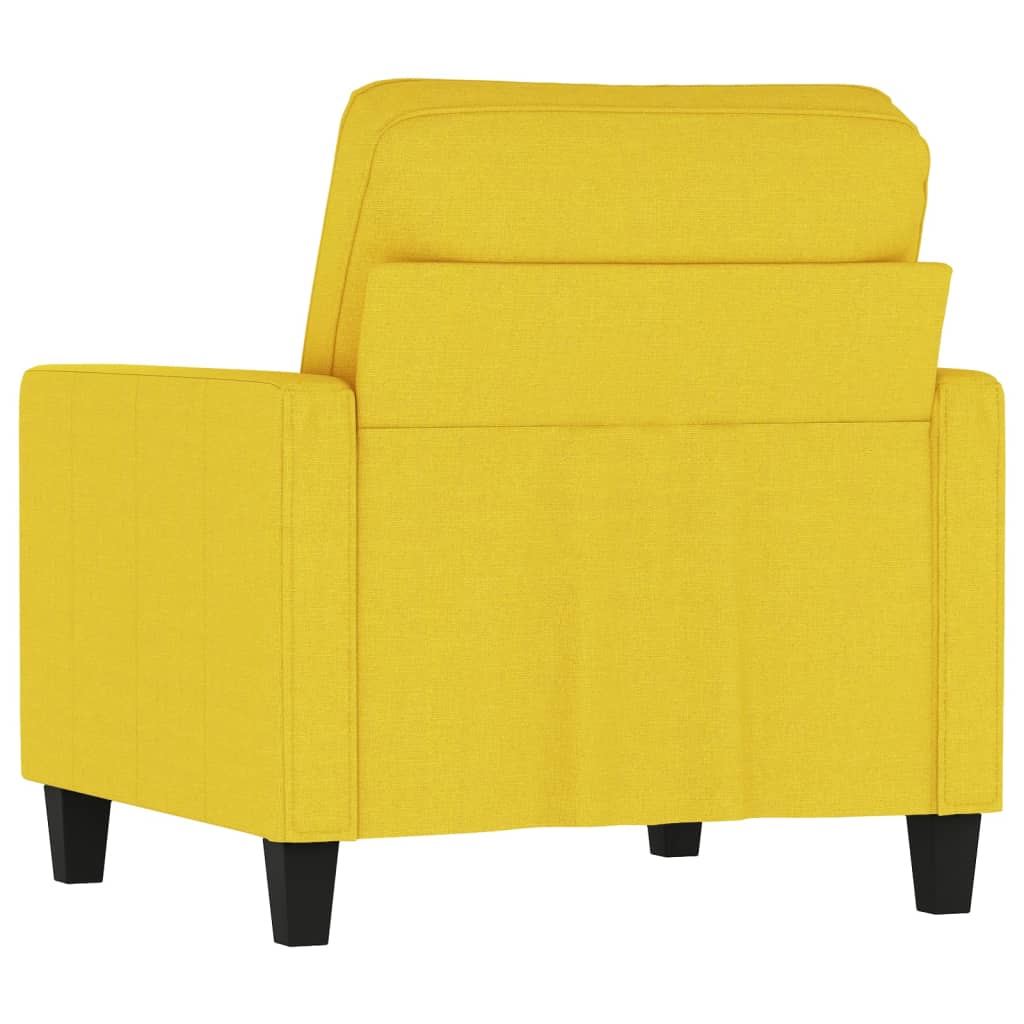 Fauteuil Jaune clair 60 cm Tissu - XIOS