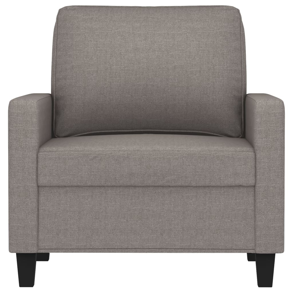 Fauteuil Taupe 60 cm Tissu - XIOS