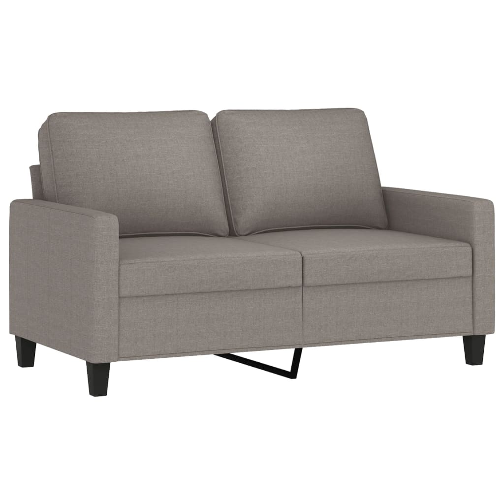 Canapé à 2 places Taupe 120 cm Tissu - XIOS