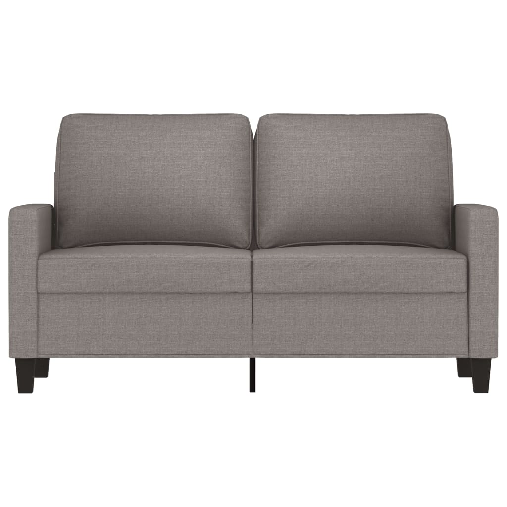 Canapé à 2 places Taupe 120 cm Tissu - XIOS