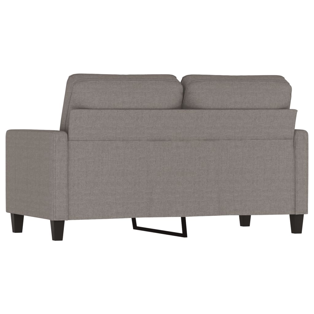 Canapé à 2 places Taupe 120 cm Tissu - XIOS