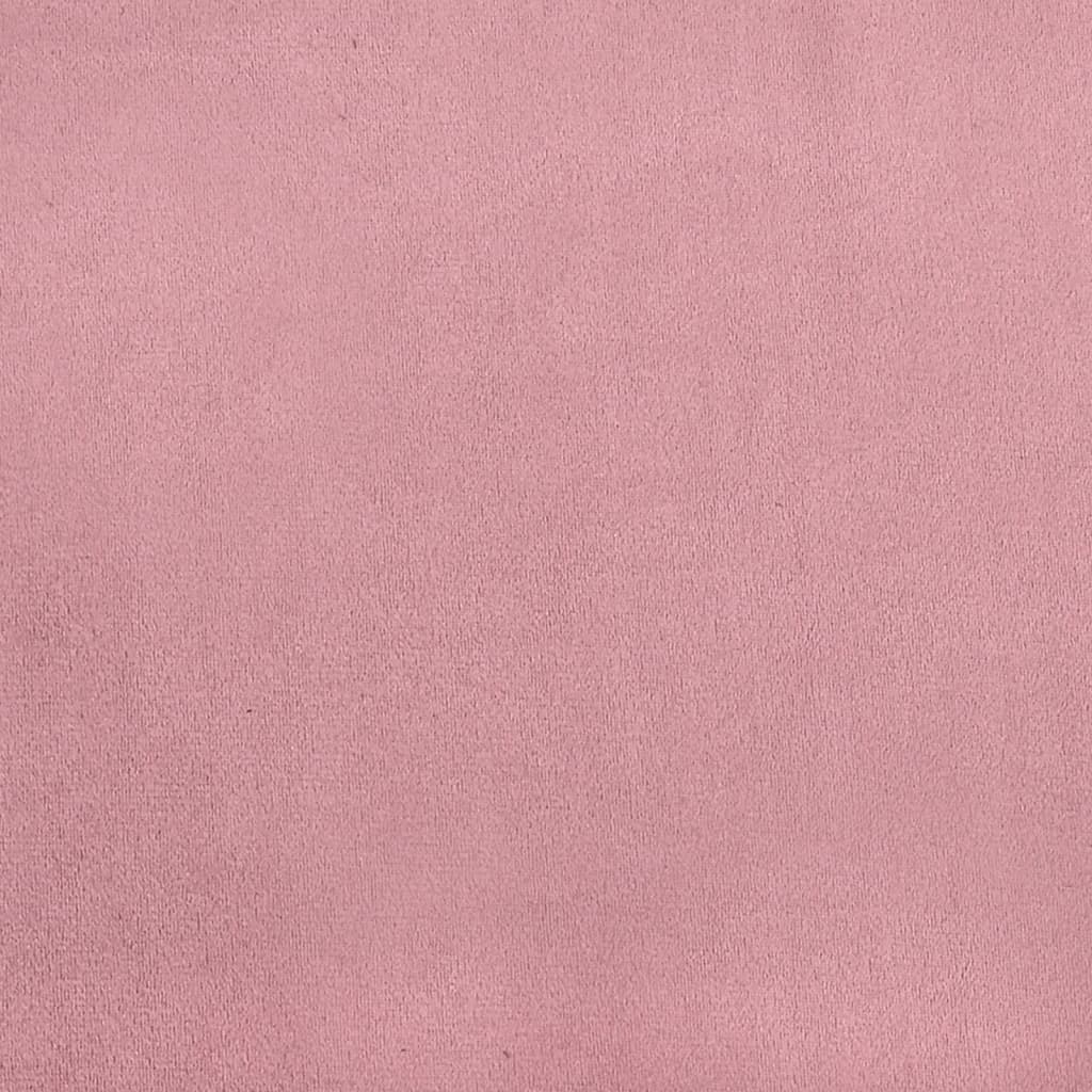 Canapé à 2 places Rose 140 cm Velours - XIOS