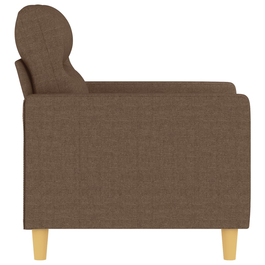 Fauteuil Marron 60 cm Tissu - XIOS