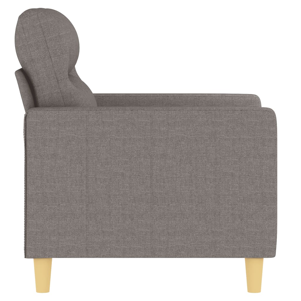 Fauteuil Taupe 60 cm Tissu - XIOS