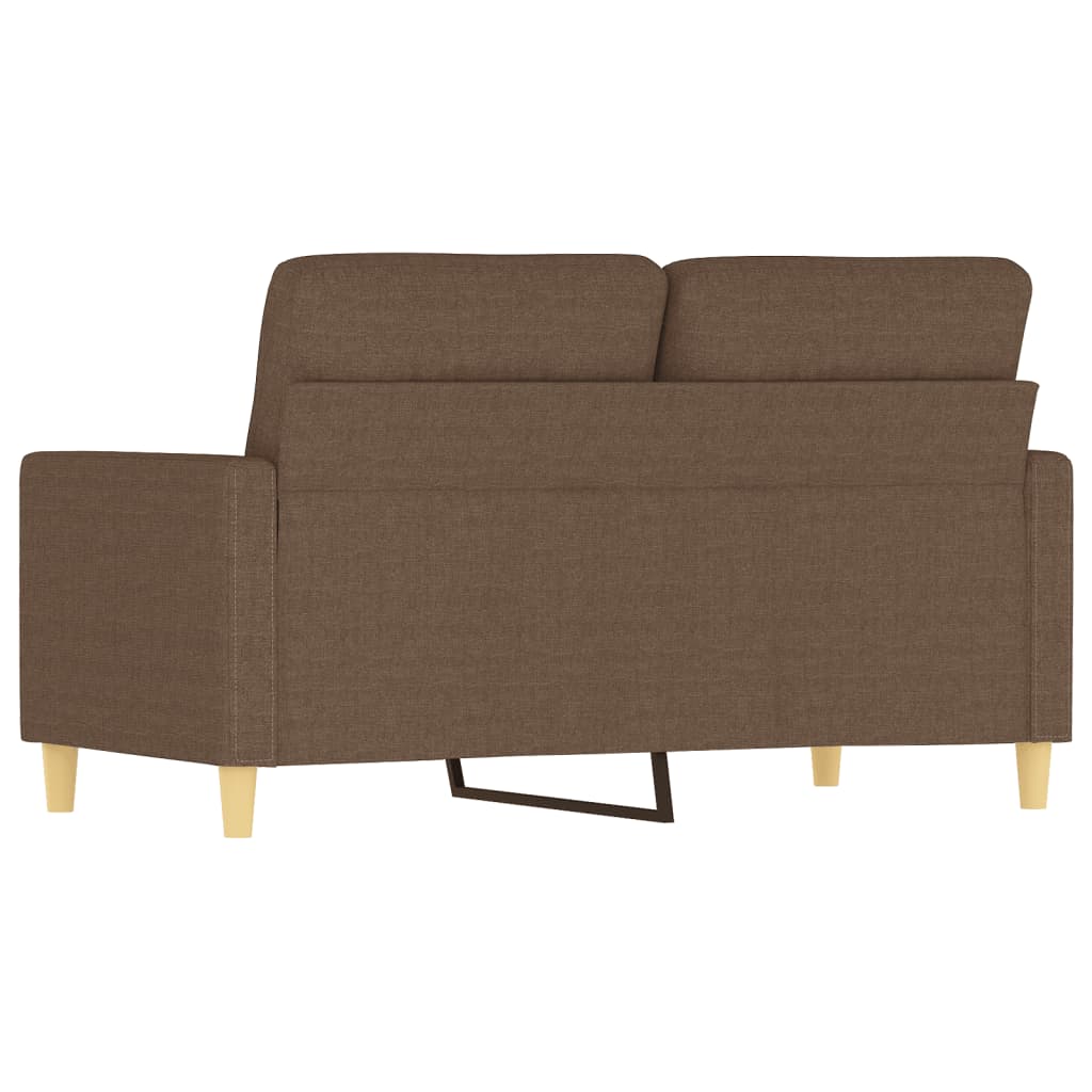 Canapé à 2 places Marron 120 cm Tissu - XIOS