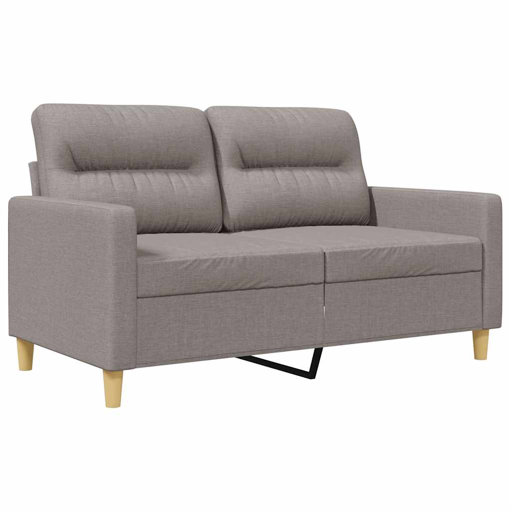 Canapé à 2 places Taupe 120 cm Tissu - XIOS