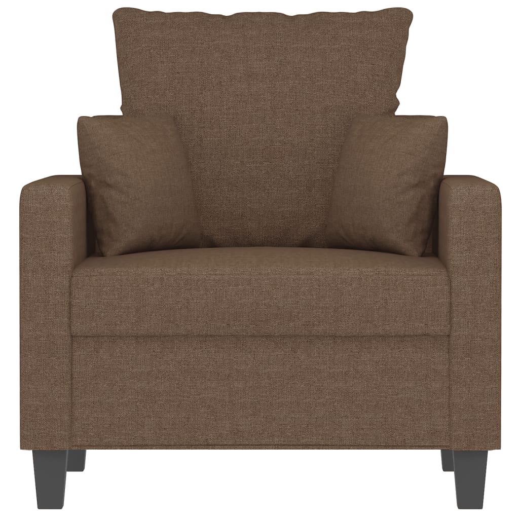 Fauteuil Marron 60 cm Tissu - XIOS